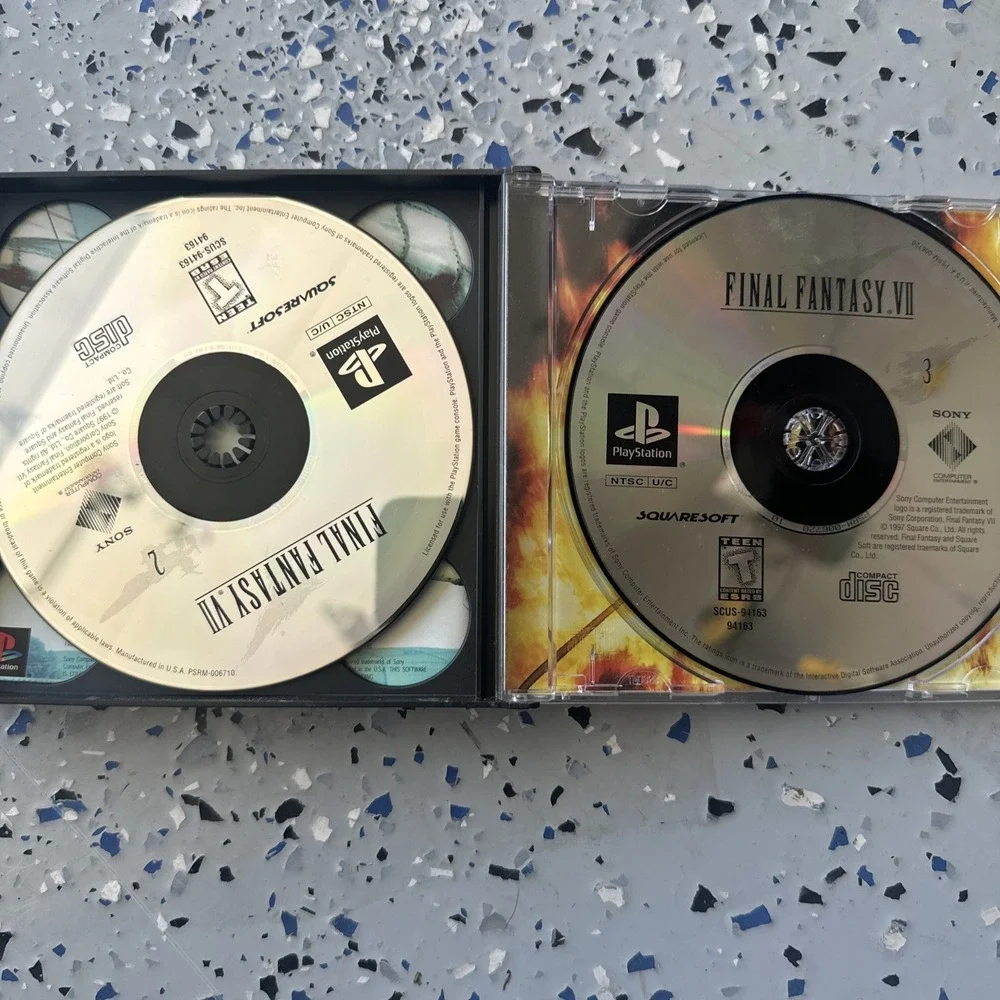 Final Fantasy VII 7 Misprint (Playstation‎ 1 PS1) Complete - Tested - Authentic